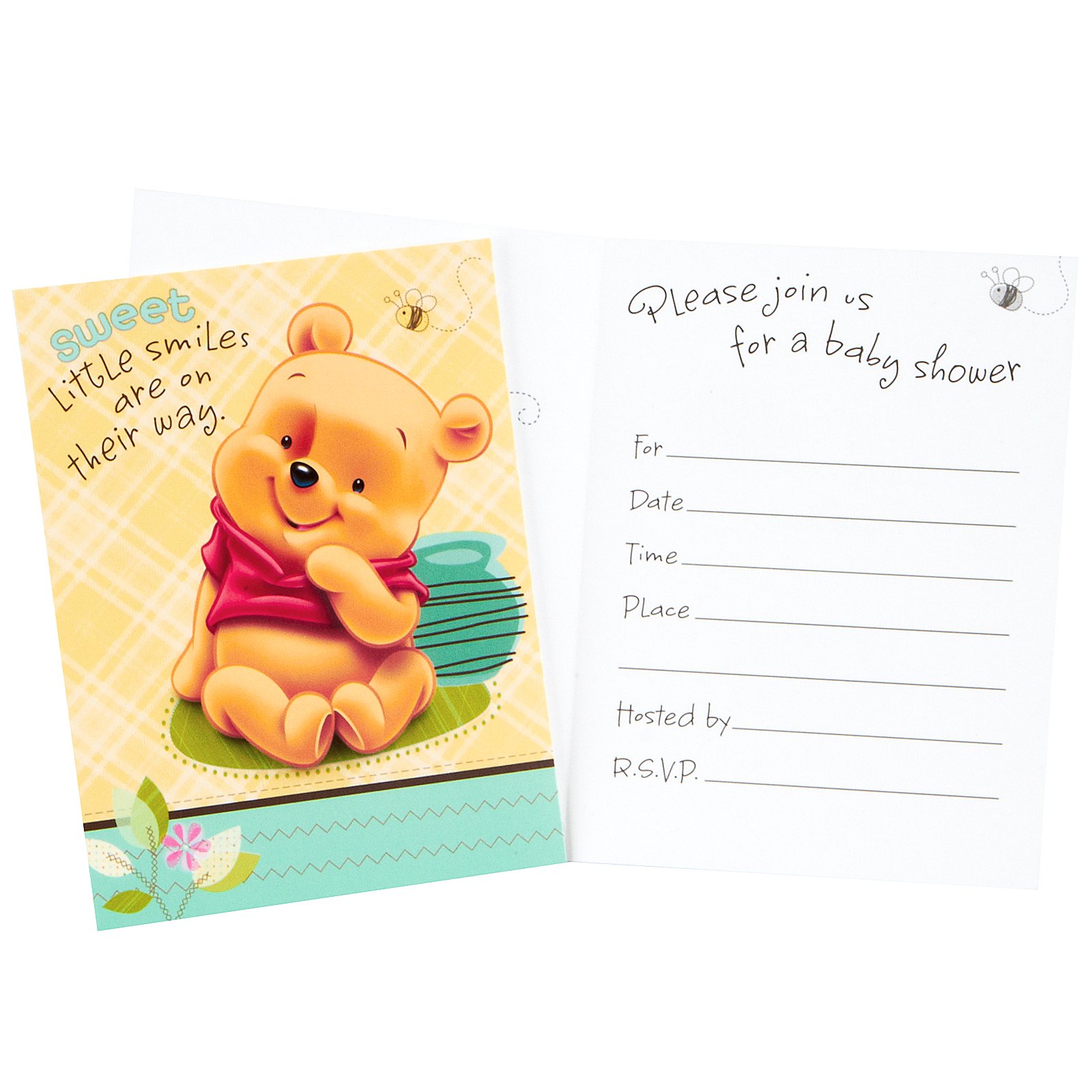 Winnie The Pooh Design for Your Baby Shower Invitations DolanPedia