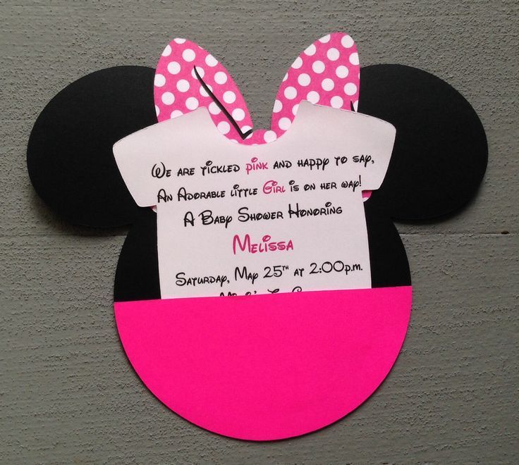 Baby Minnie Mouse Baby Shower Invitations2