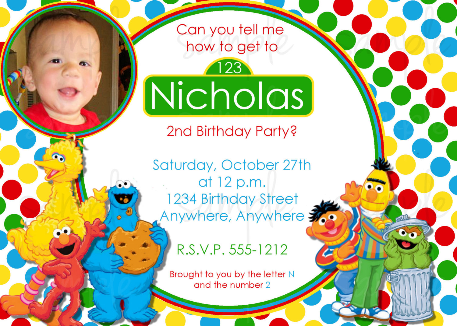 Free Printable Sesame Street Birthday Invitations Dolanpedia