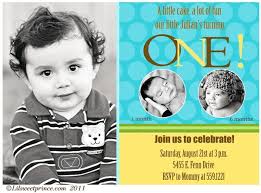 1st Birthday Invitation Boys