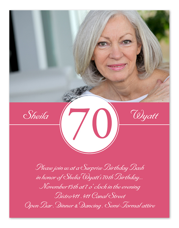 Remarkable Website 70Th Birthday Invitation Card Sample Will Help You