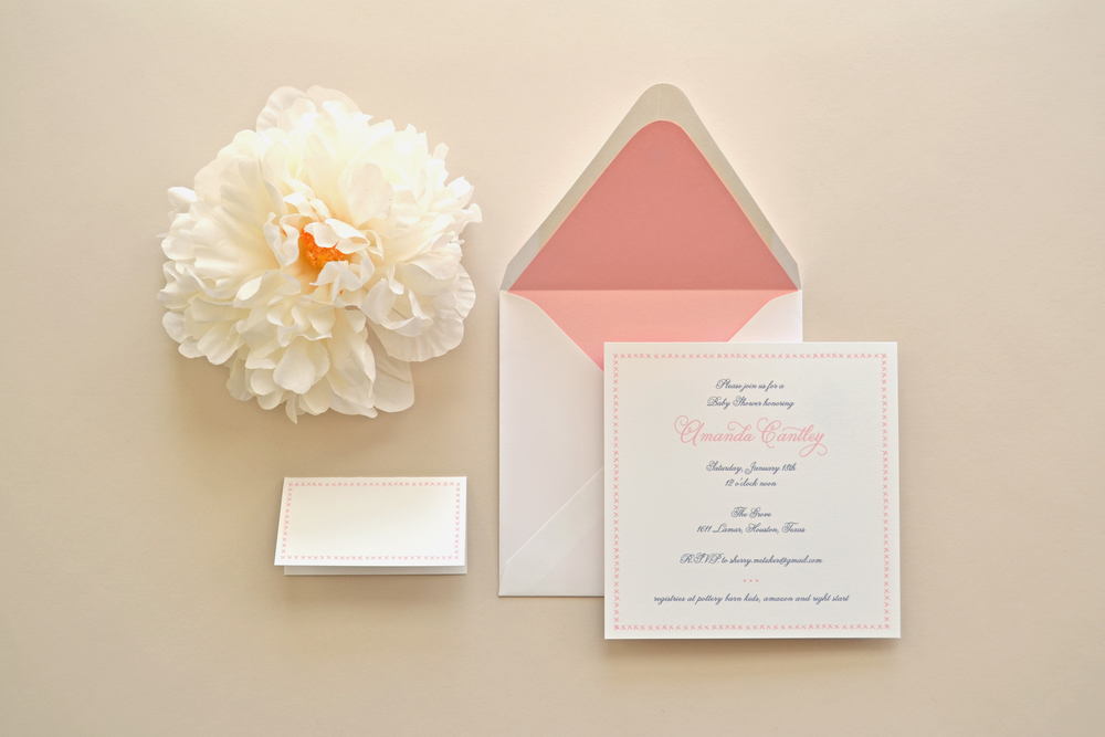 fancy baby shower invitations