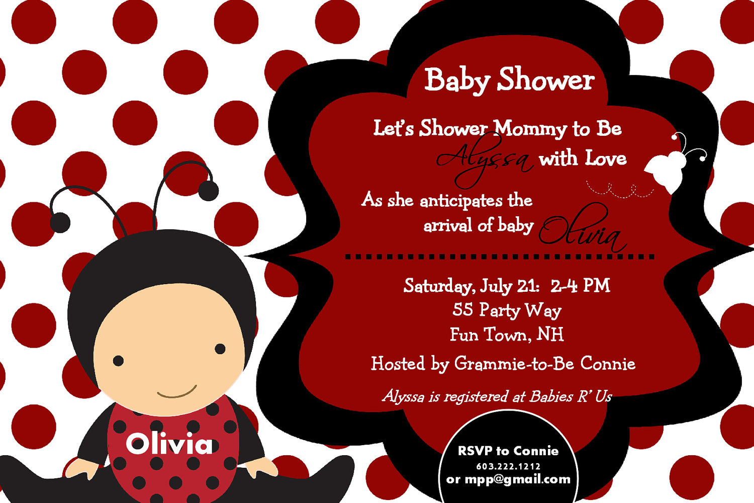 Ladybug Baby Shower Invitations DolanPedia Invitations Template ladybug-baby-shower-invitations-dolanpedia-invitations-template