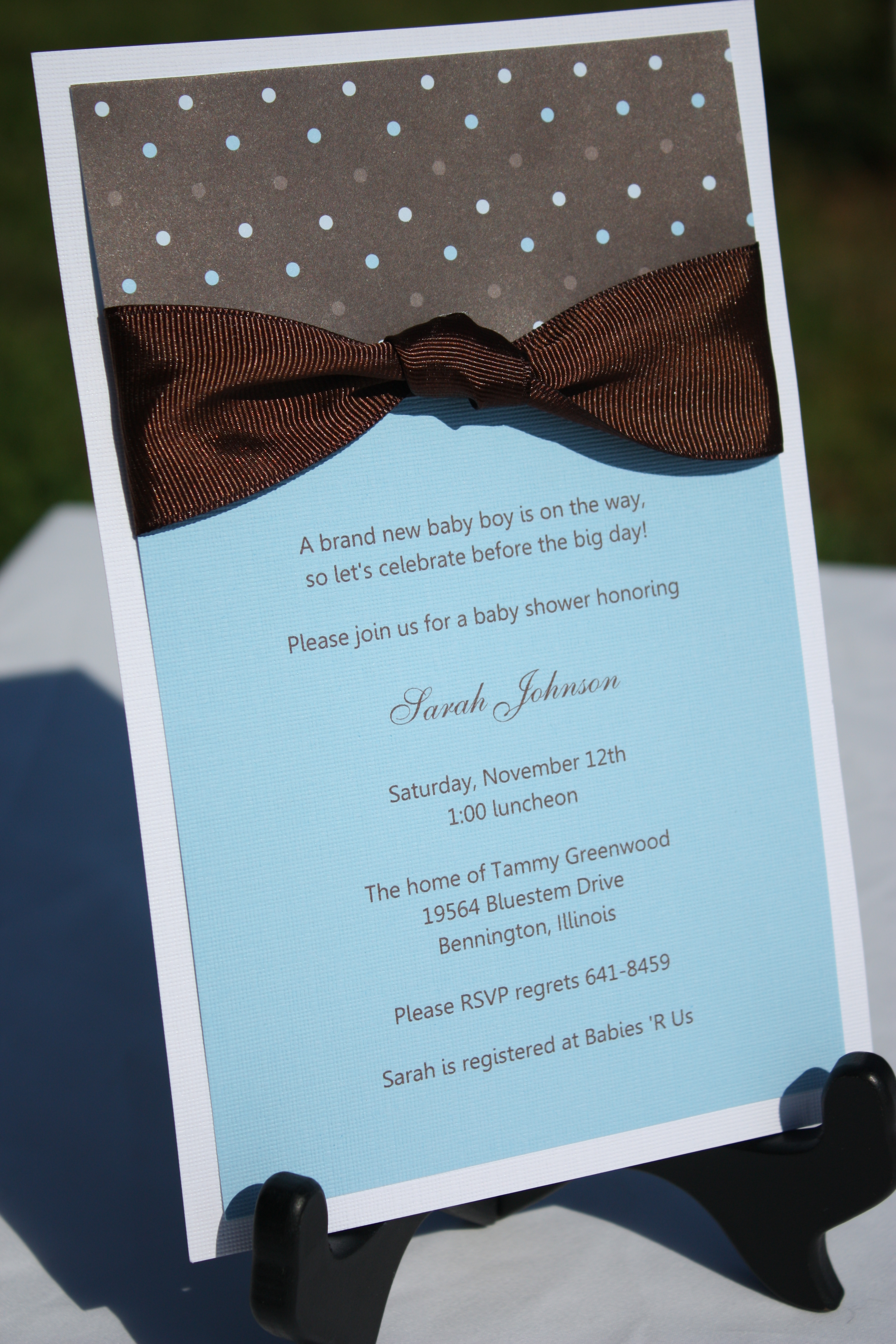 baby boy invitation ideas