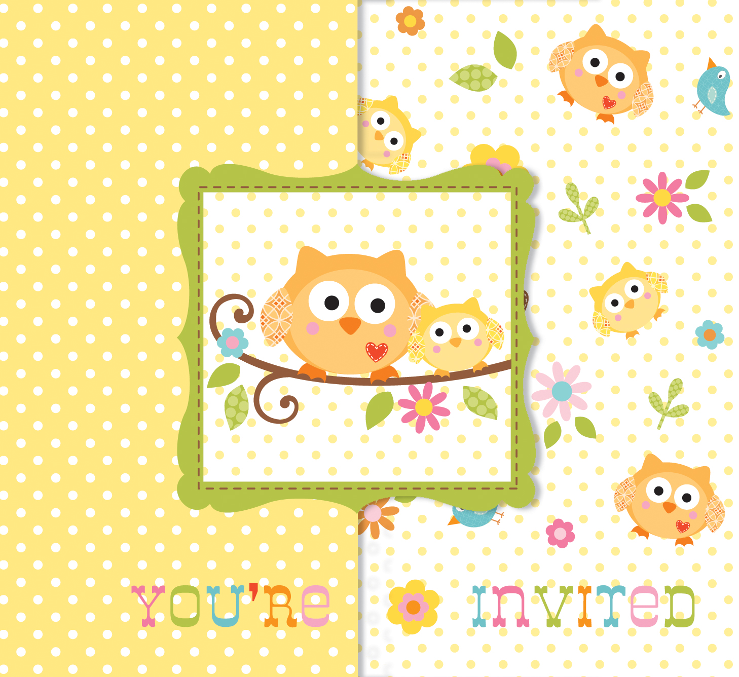 Baby Shower Owl Invitation2