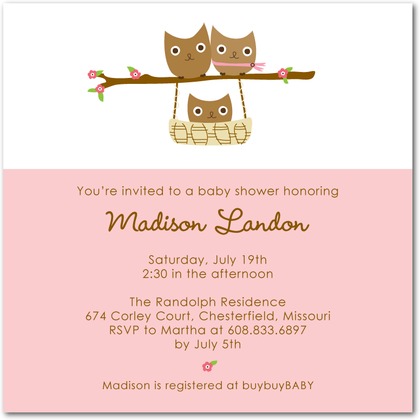 Baby Shower Owl Invitation3