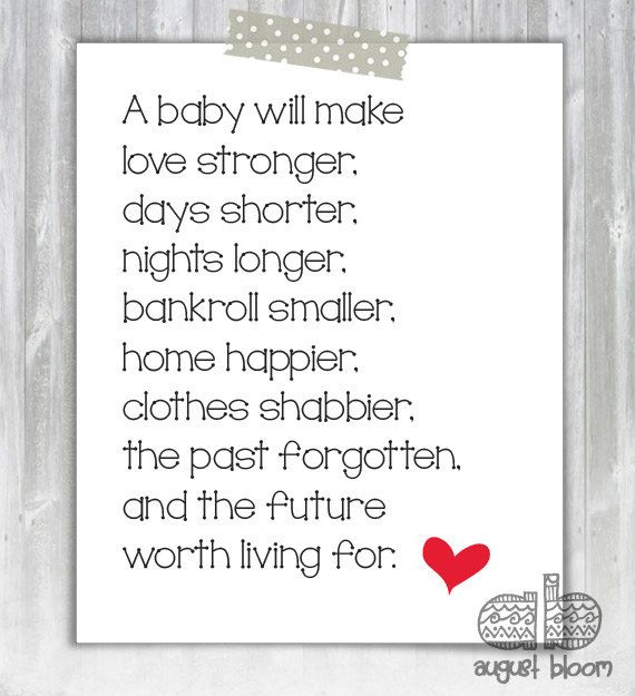 Baby Shower Invitations Poem