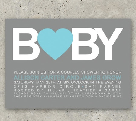 Baby Shower Invites for Boy3