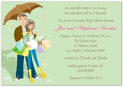 Coed Baby Shower Invitation Wordings