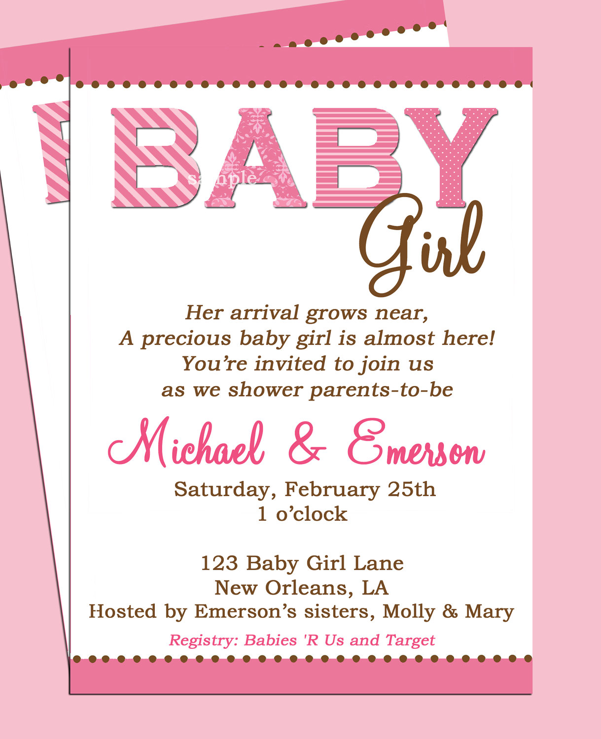Pink Baby Shower Invitations2