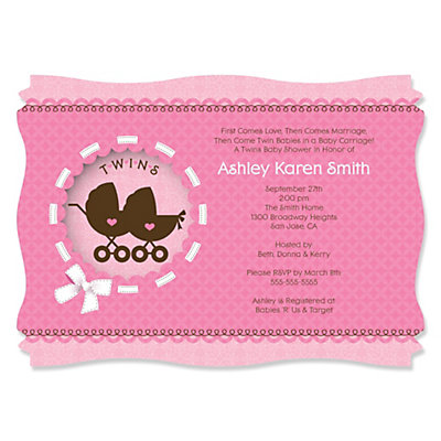 Twin Baby Girl Shower Invitations3