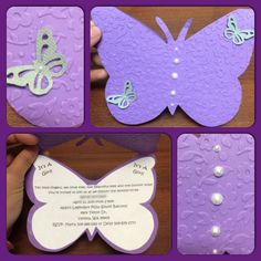 Butterfly Baby Shower Invitation