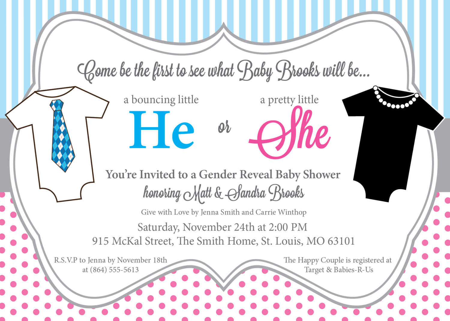 Gender Reveal Invitation Template Download Free from www.dolanpedia.com