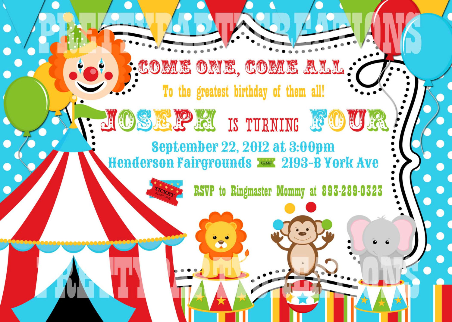 Free Printable Carnival Birthday Invitations Dolanpedia free-printable-carnival-birthday-invitations-dolanpedia