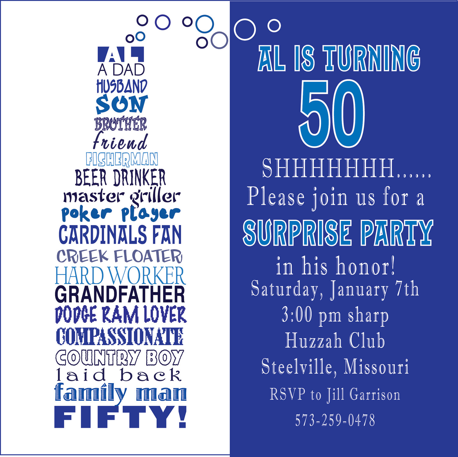 50th Birthday Invitation Quotes