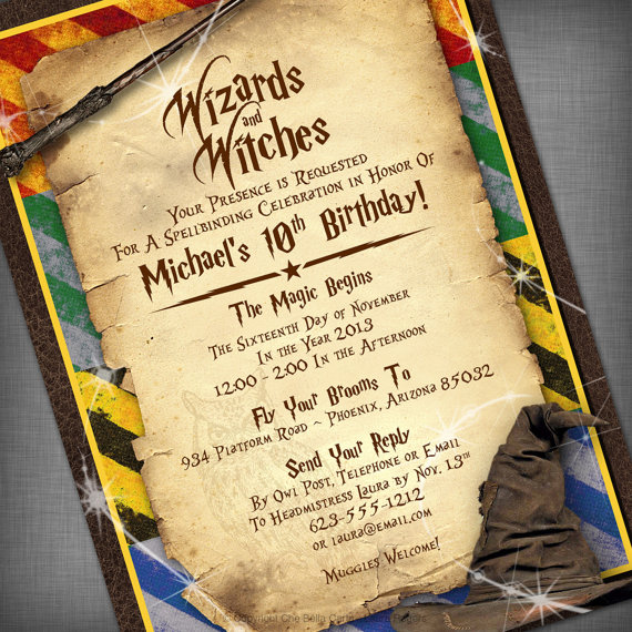 Harry Potter Birthday Invitations Printable Dolanpedia harry-potter-birthday-invitations-printable-dolanpedia
