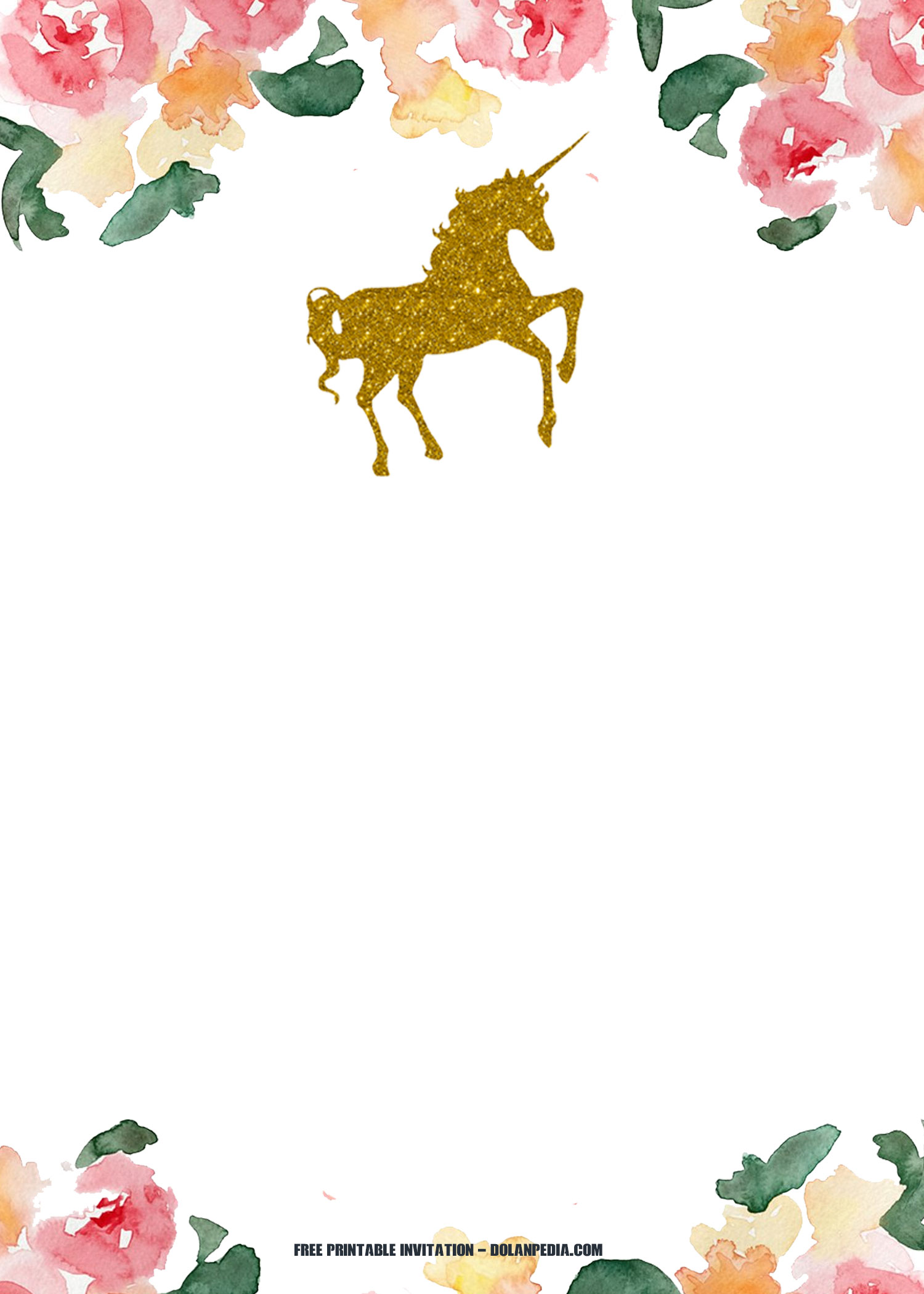 FREE Printable Unicorn Invitation Template DolanPedia FREE Printable Unicorn Invitation Template DolanPedia