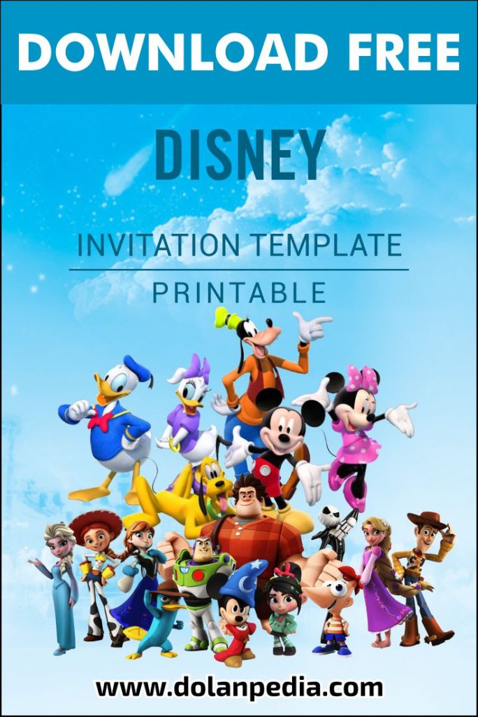 Free Printable Disney Invitation Templates