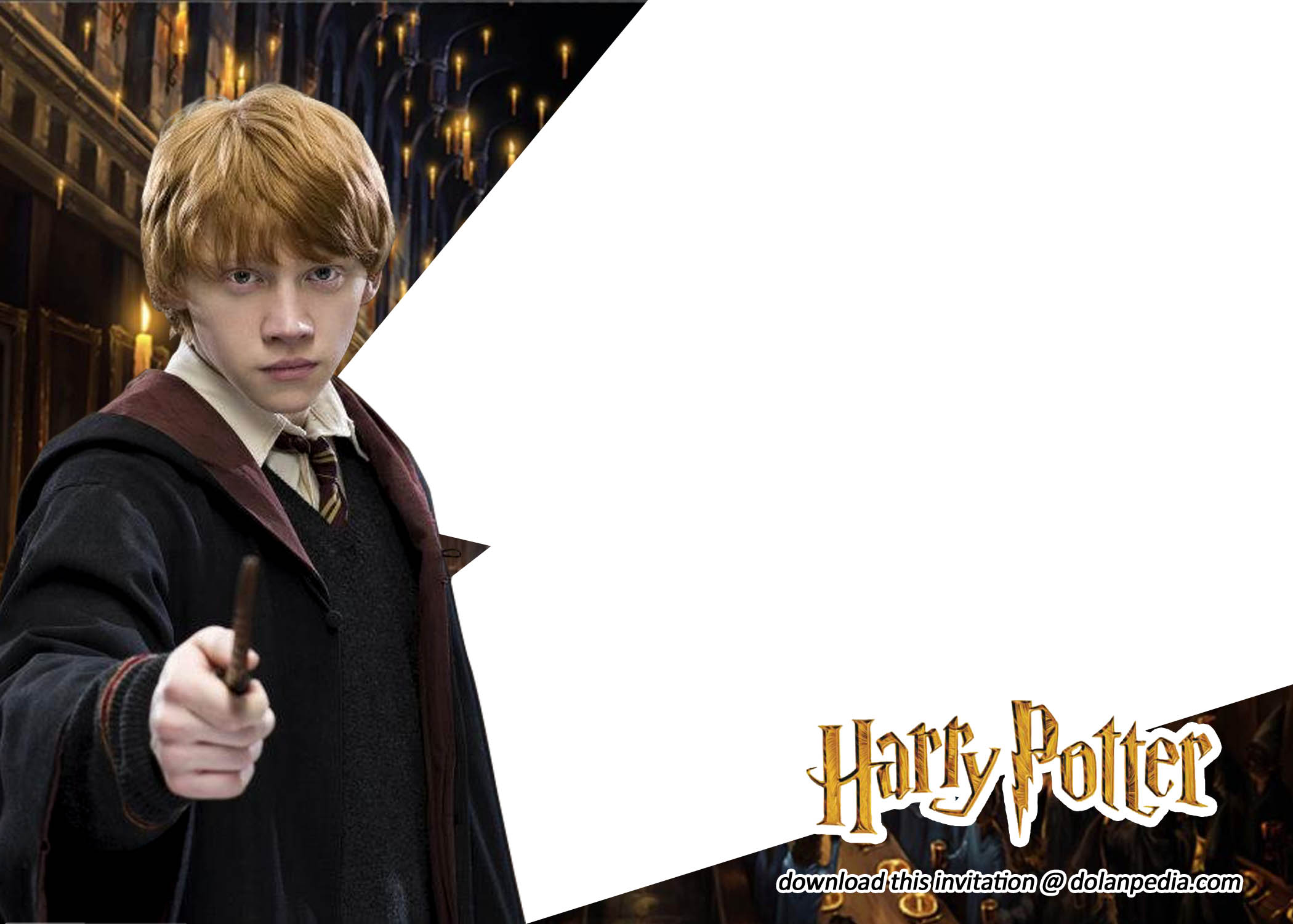 Free Printable Harry Potter Invitation Templates Dolanpedia