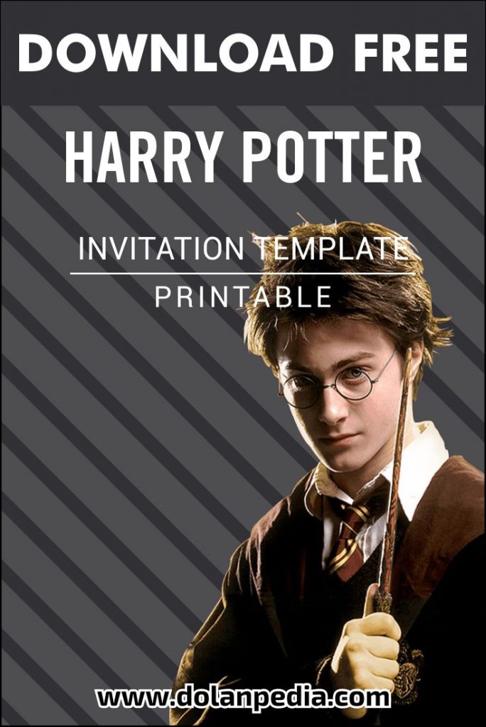 Free Printable Harry Potter Invitation Templates