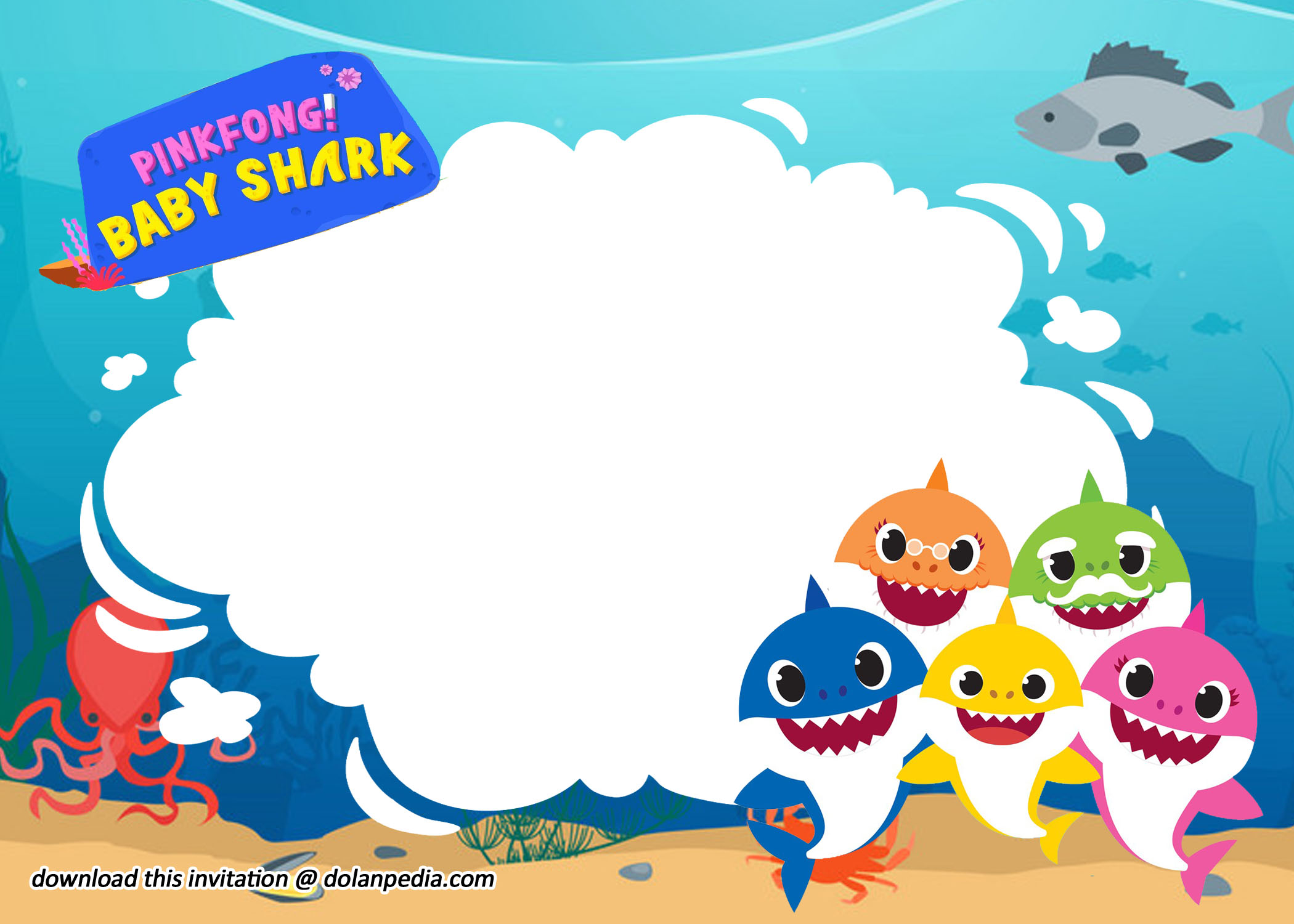 Free Printable Baby Shark Invitation Birthday Templates Dolanpedia free-printable-baby-shark-invitation-birthday-templates-dolanpedia