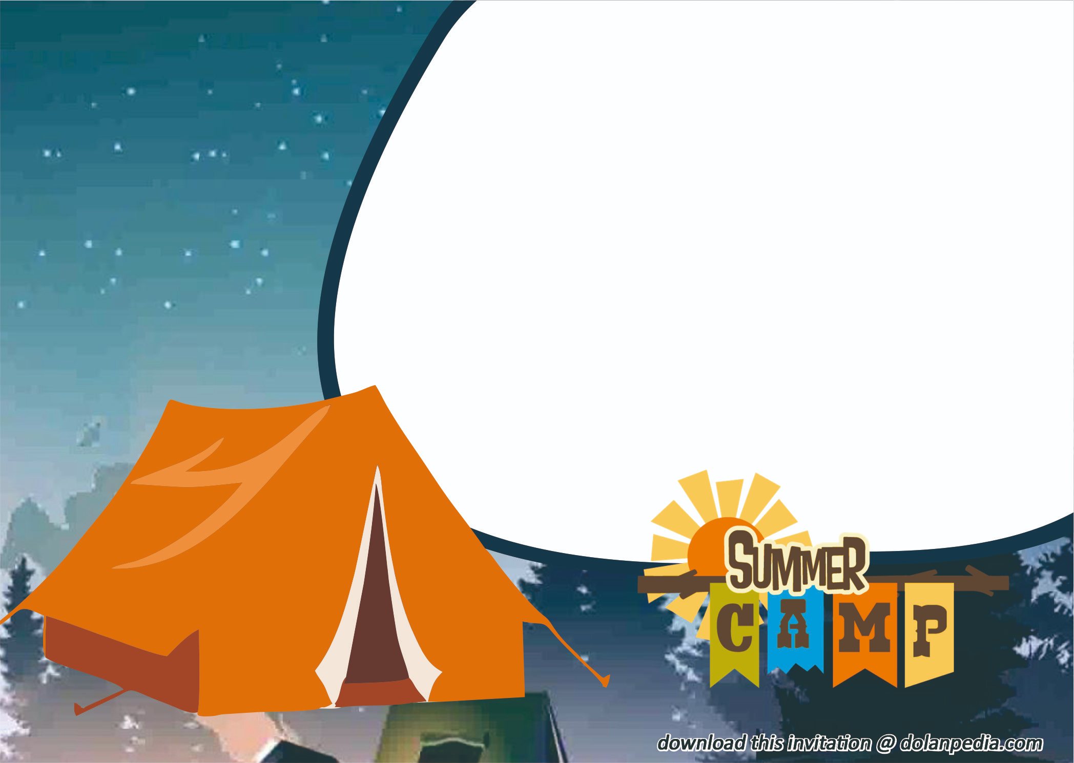 Free Printable Camp Invitation Template Dolanpedia Free Printable Camp Invitation Template Dolanpedia