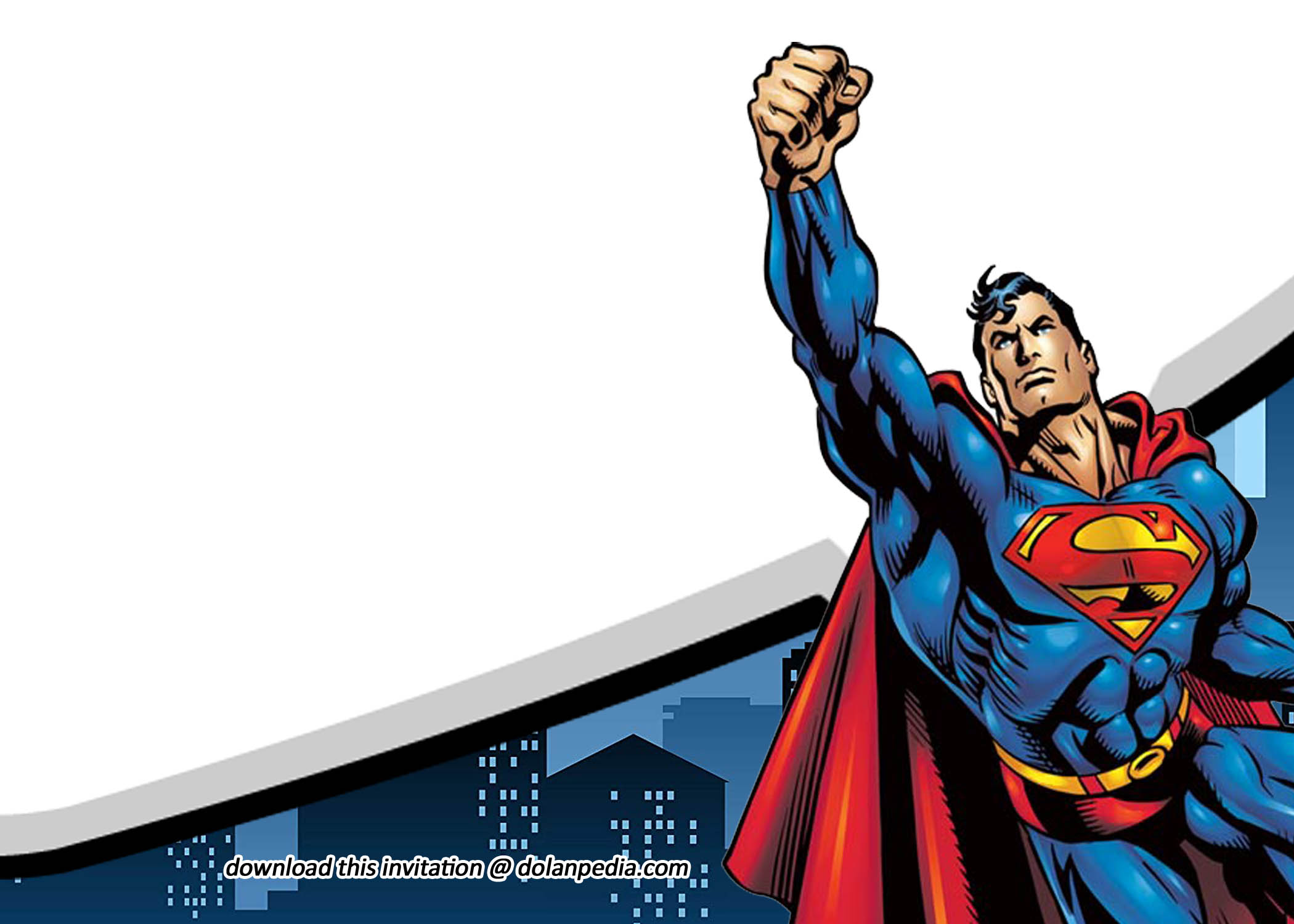 FREE Printable Superman Birthday Invitation Templates Dolanpedia free-printable-superman-birthday-invitation-templates-dolanpedia