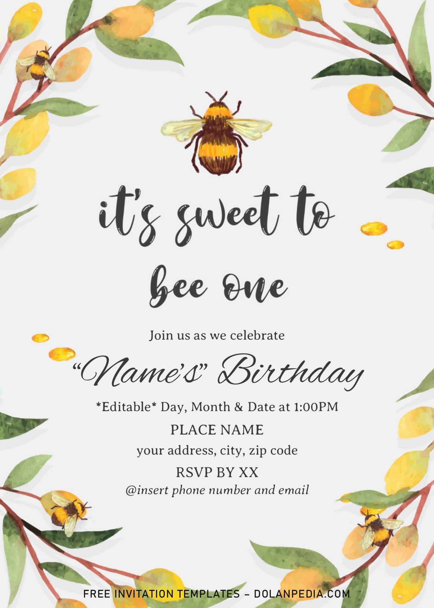 first-bee-day-birthday-invitation-templates-editable-docx-dolanpedia