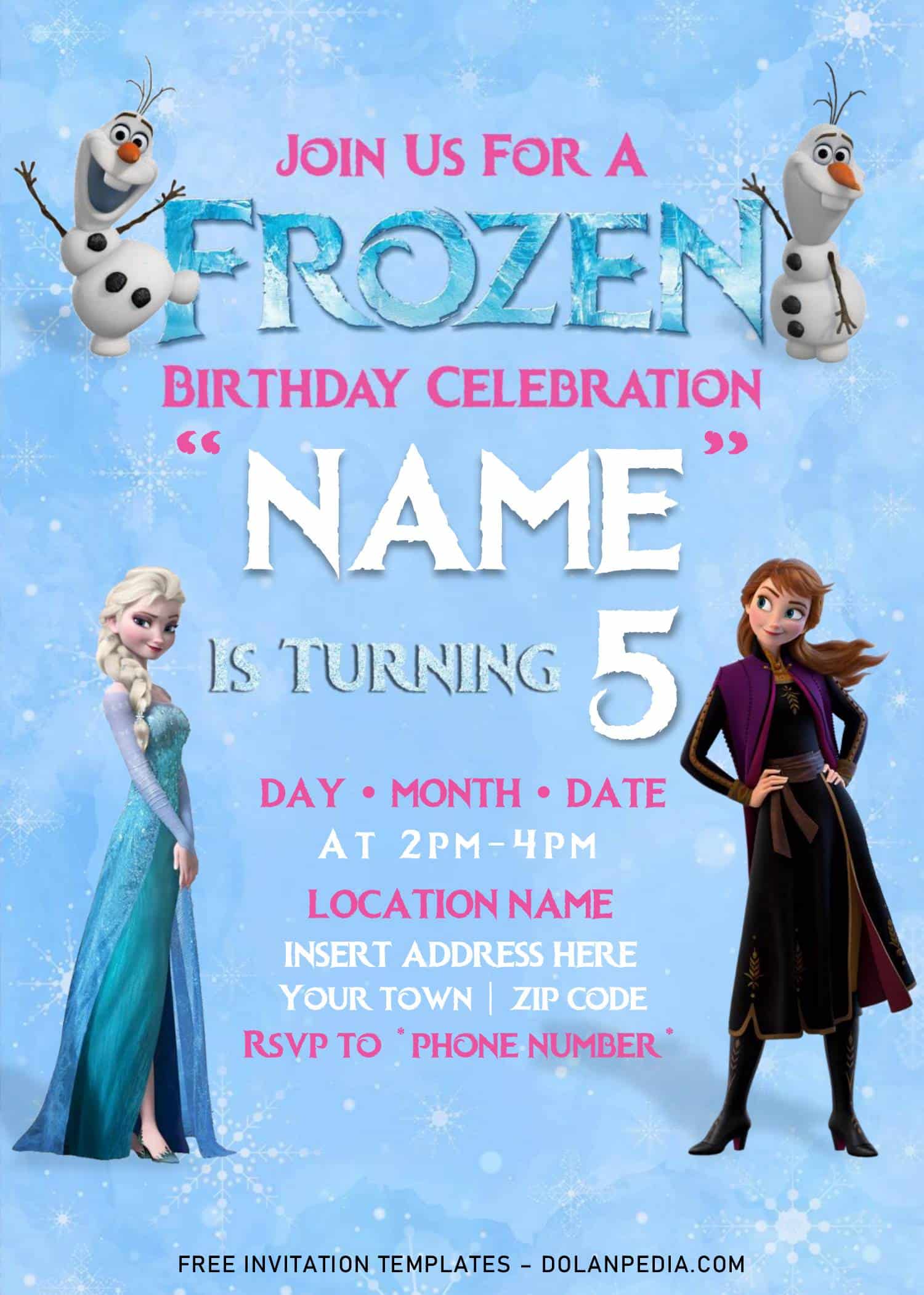 Free Frozen Birthday Invitation Templates For Word Dolanpedia Free Frozen Birthday Invitation Templates For Word Dolanpedia