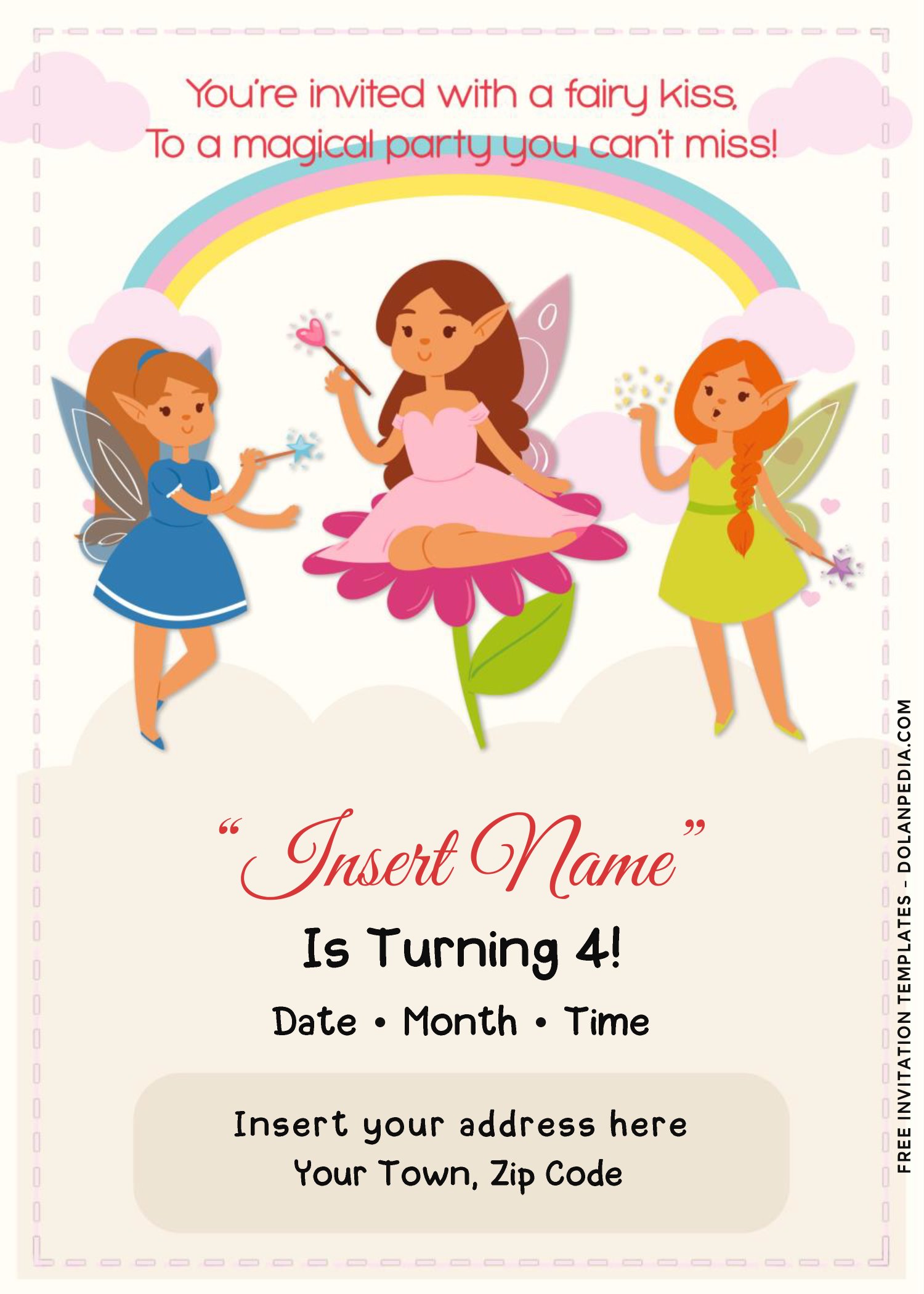 free rainbow magic fairy birthday