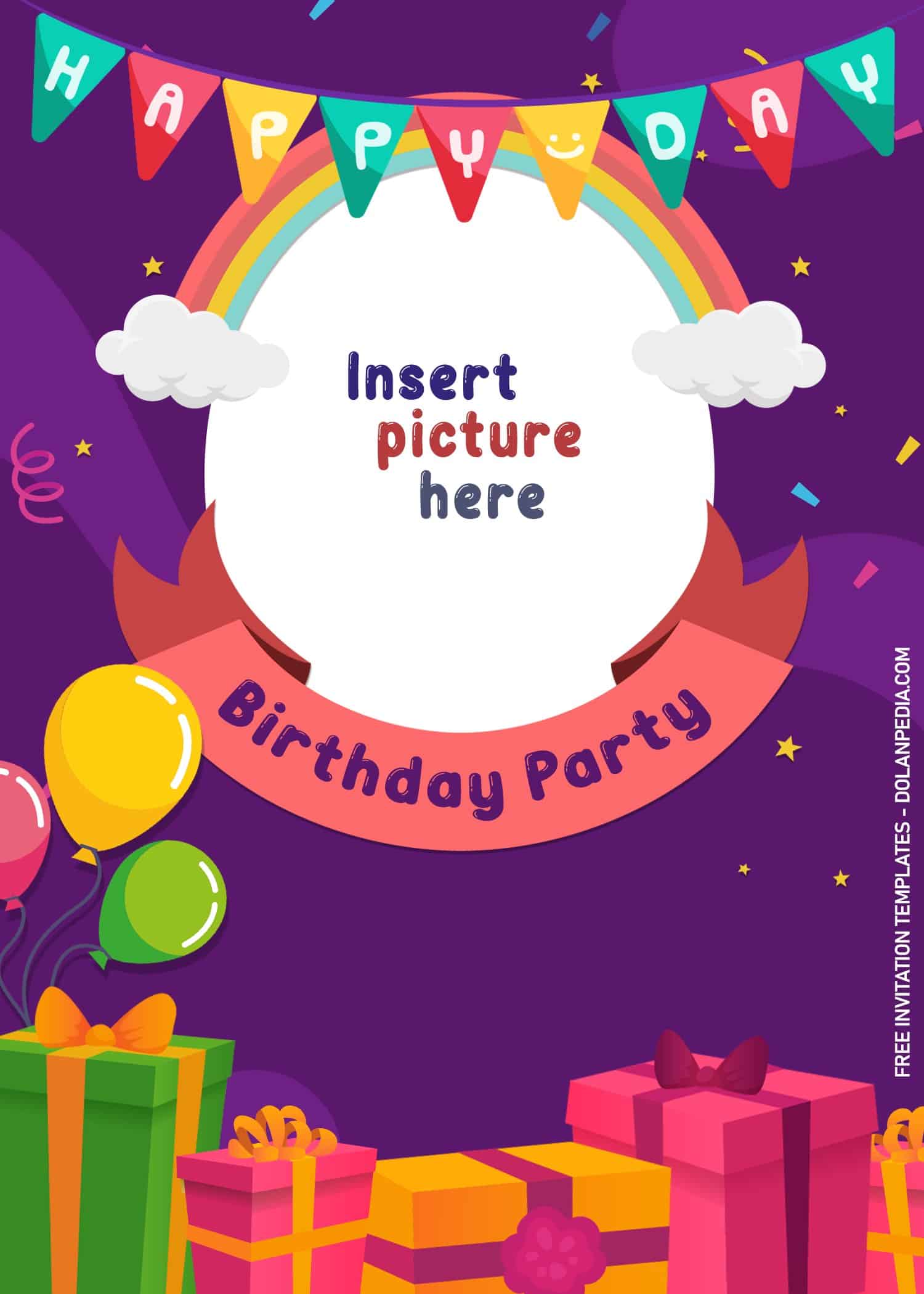 Free Printable Kids Birthday Invitations Free Printab - vrogue.co