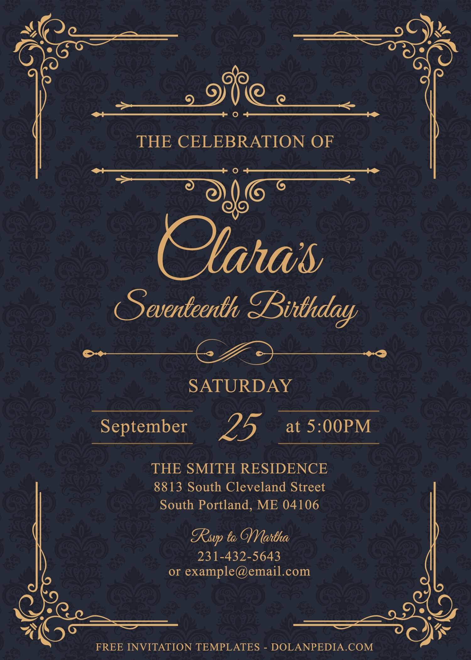 11+ Elegant Birthday Invitation Templates For Your Kid’s