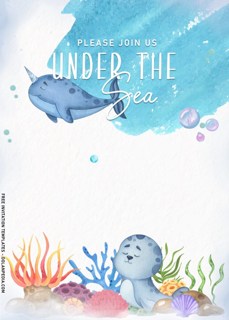 7+ Under The Sea Birthday Invitation Templates For All Sea Lovers with octopus
