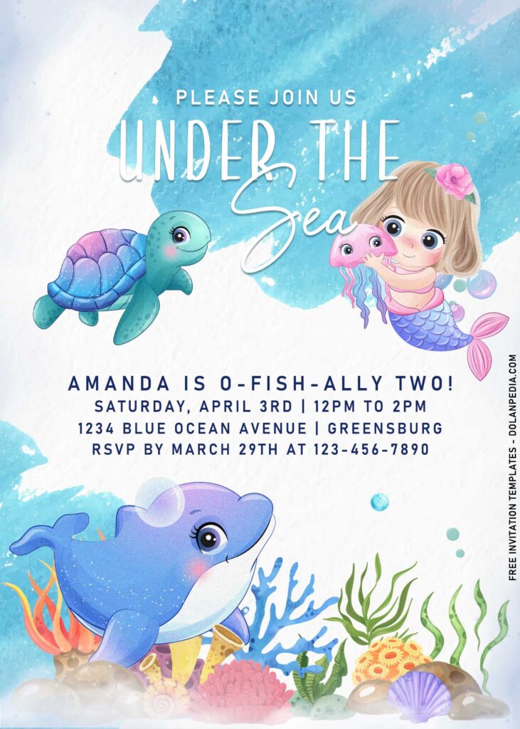 7+ Under The Sea Birthday Invitation Templates For All Sea Lovers